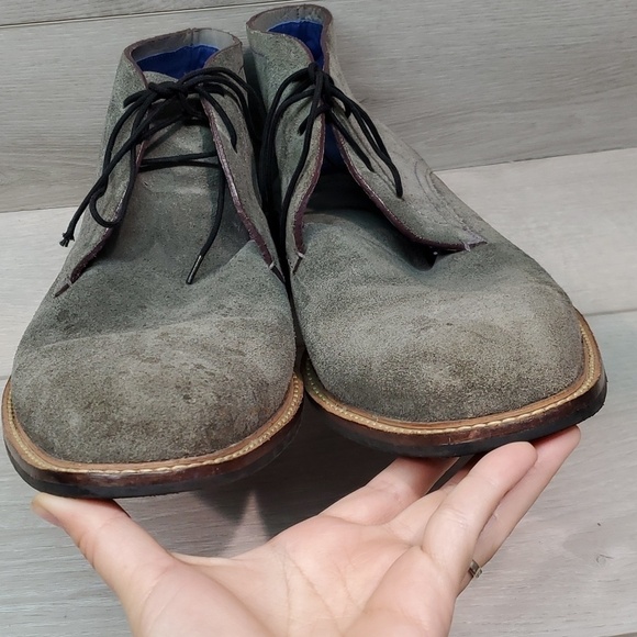 Ted Baker London Mens Linnus Ankle High Tip Suede Chukka Boots shoes sz 11.5 main image 8